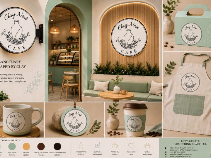 Clay Nest Café — Pottery Studio Café Identity