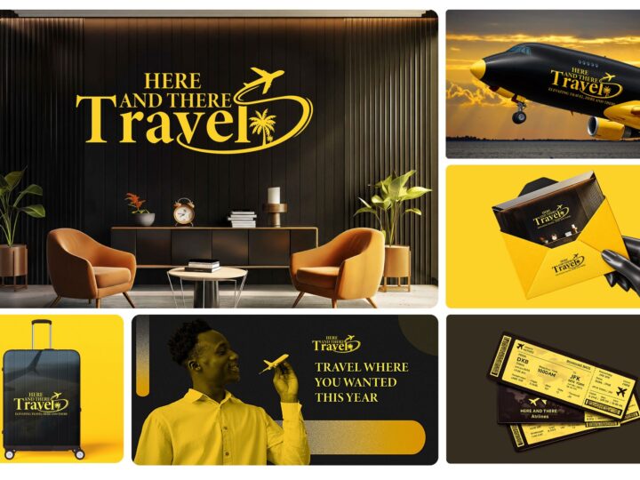 Here and There Travel — Travel Brand Identity
