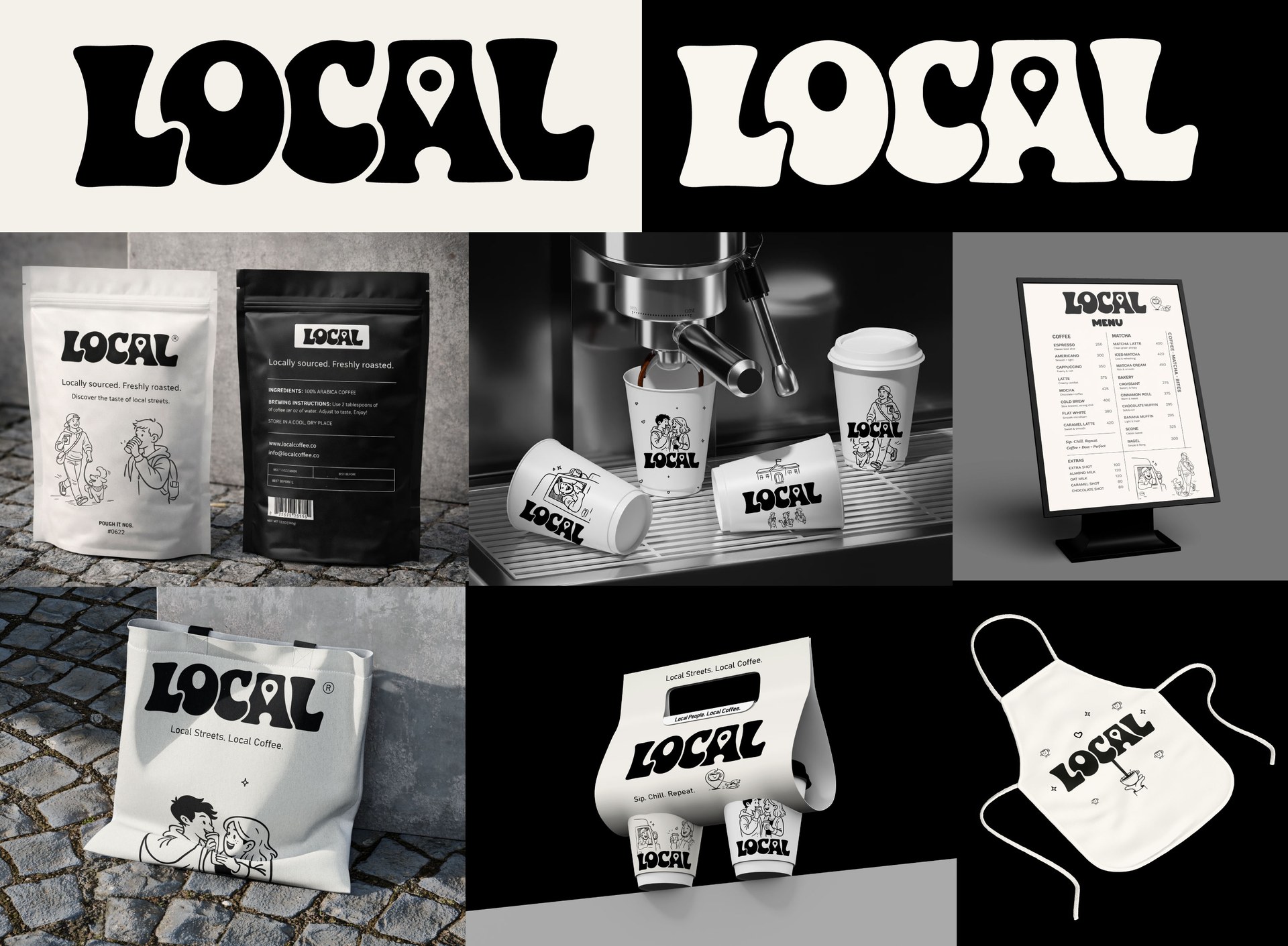 LOCAL — Neighbourhood Coffee Brand Identity